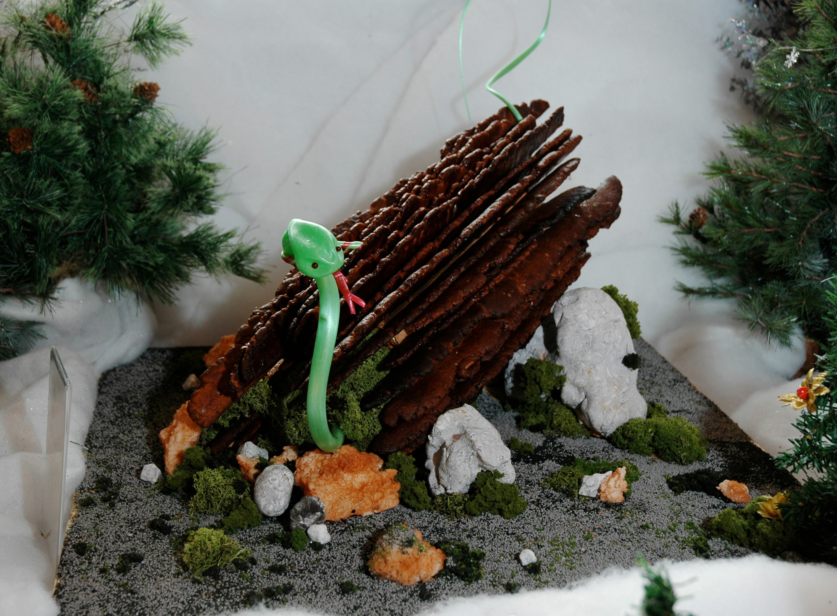 Snake Under a Log